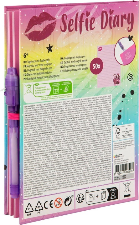 Image du produit Besties Journal intime avec crayon magique (21 x 15 cm)