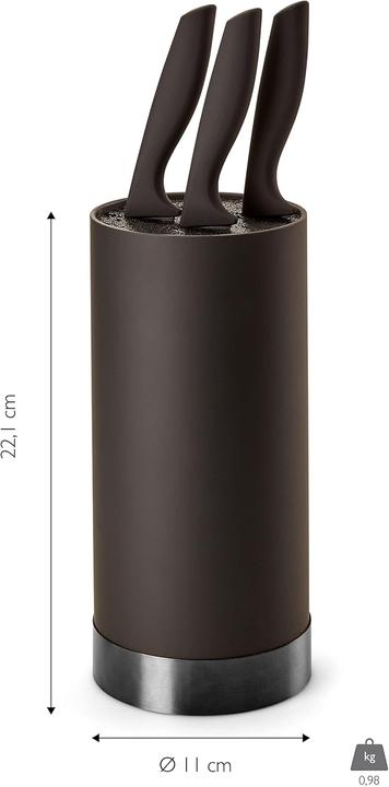 Produktbild Echtwerk 4-teiliges Messerblock-Set mit Borsteneinsatz