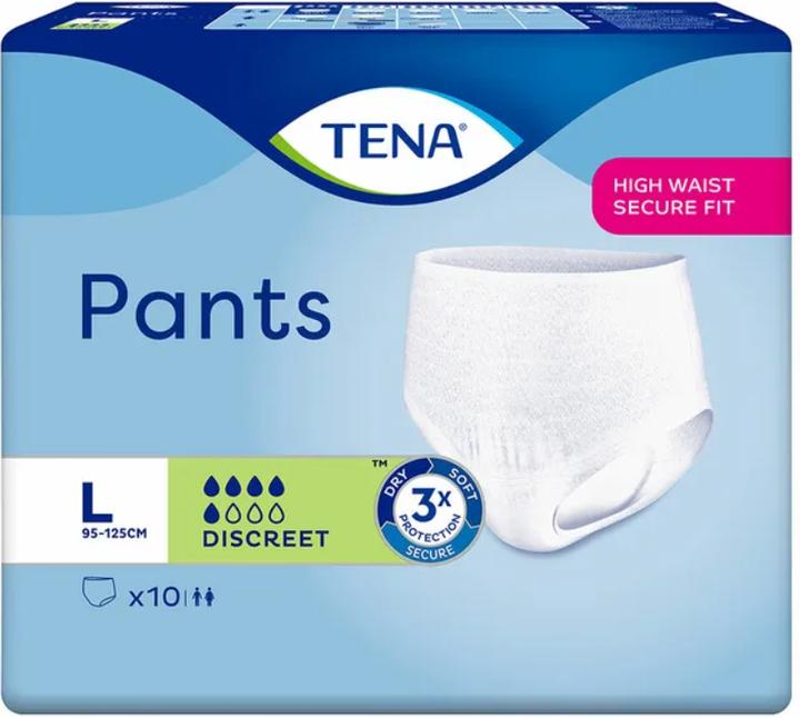 Produktbild Tena Pants Discreet L 95-125cm 10 (10 x, L)