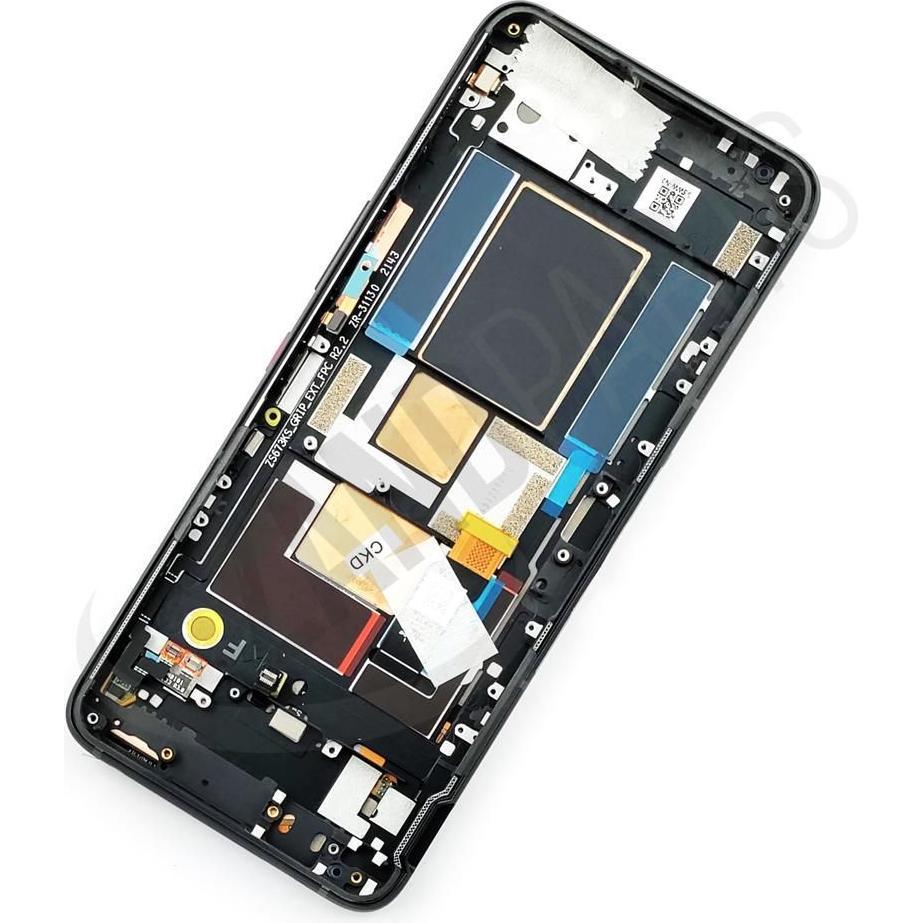 ASUS ROG Phone 5s Pro (ZS676KS-1A) LCD+Touch+Front cover (Black) (Display, Asus ROG Phone 5s Pro), M