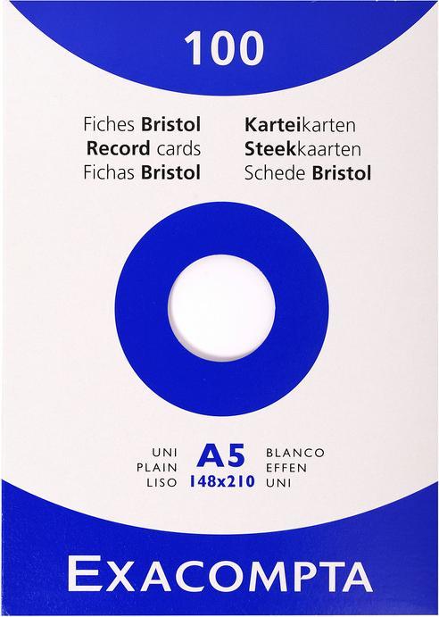 Exacompta Karteikarten, ab 5 Stück