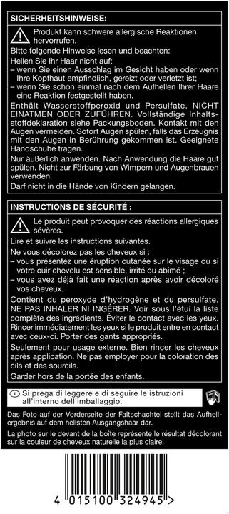 Image du produit Syoss Éclaircissant intensif (13-5 Éclaircisseur au platine)