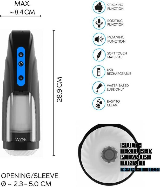Actual product image Wyne Masturbator 09