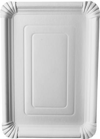 Produktbild Papstar Papp-Teller "pure", eckig, 240 x 330 mm, weiá, 125er (125 x)