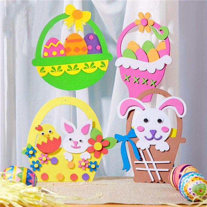 Produktbild Activity Board 4 packs Ostern Schaumstoffaufkleber, Ostern Kinder Bastelsets, Bastelset für Kinder