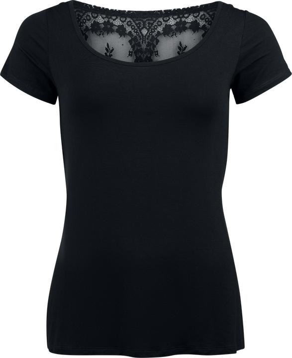Produktbild Black Premium Essential T-Shirt mit Spitze (M)