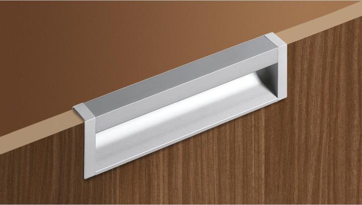Actual product image Hettich Shell handles ProDecor Capris