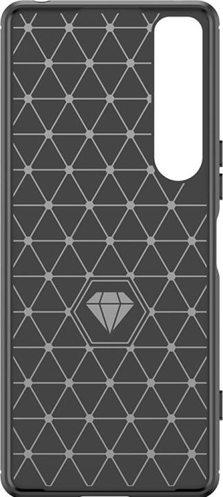 Produktbild Screenguard Sony Xperia 1 IV Hülle Carbon Brushed Soft TPU (Sony Xperia 1 IV)