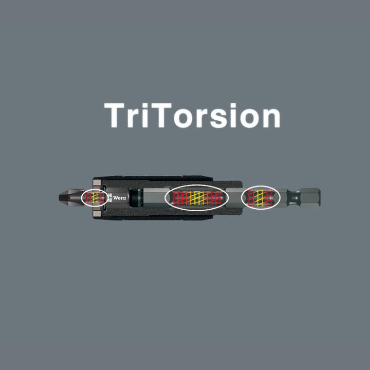 Actual product image Wera Bit-Check 6 Impaktor 1 (Cross Phillips PH M2, Cross Pozidriv PZ M3, Cross Phillips PH M3, Cross Pozidriv PZ M2)