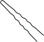 Immagine prodotto Cosmetic Forcine nere 60x1,2mm ondulate 10pz.