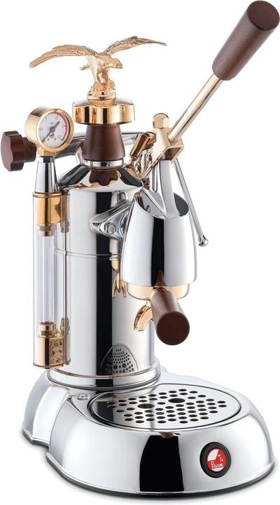 Produktbild La Pavoni LPLEXP01EU, Espressomaschine Expo 2015, Chrome/or (EU-Stecker)