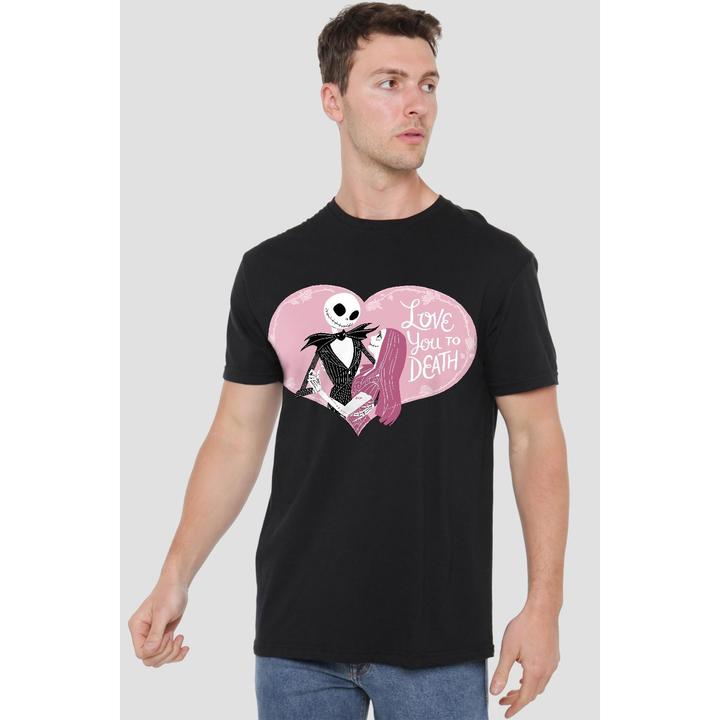 Produktbild The Nightmare Before Christmas Love You To Death TShirt Valentinstag (XXL)