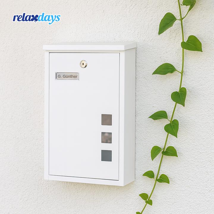 Actual product image Relaxdays Briefkasten Hochformat