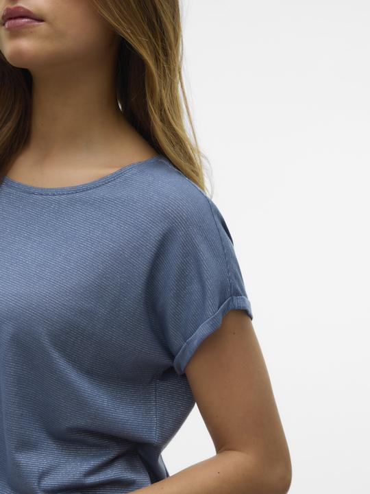 Image du produit Vero Moda Vmlava Glitter Ss Top Stripe Ga (M)