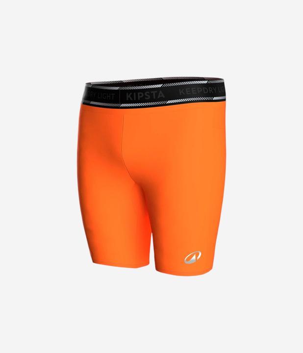 Produktbild Kipsta Damen/Herren Fussball Funktionsshorts - Keepdry Light orange (L)