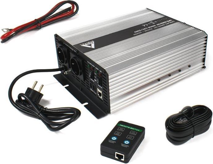 Immagine prodotto Digital Gruppo di continuità (UPS + AVR) AZO 12V UPS-2000SR Sine 2000W/1000W 12V/... (2000 VA, 1000 W, Interattivo linea UPS)