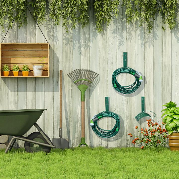 Actual product image Relaxdays 3x hose holder