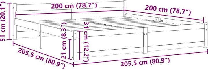 Produktbild vidaXL Camala (200 x 200 cm)
