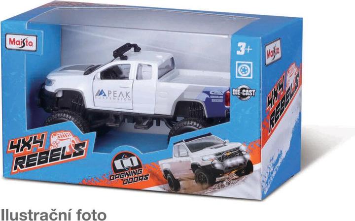 Actual product image Burago 4X4 REBELS FRESH METAL 1/32 - Modèle aléatoire