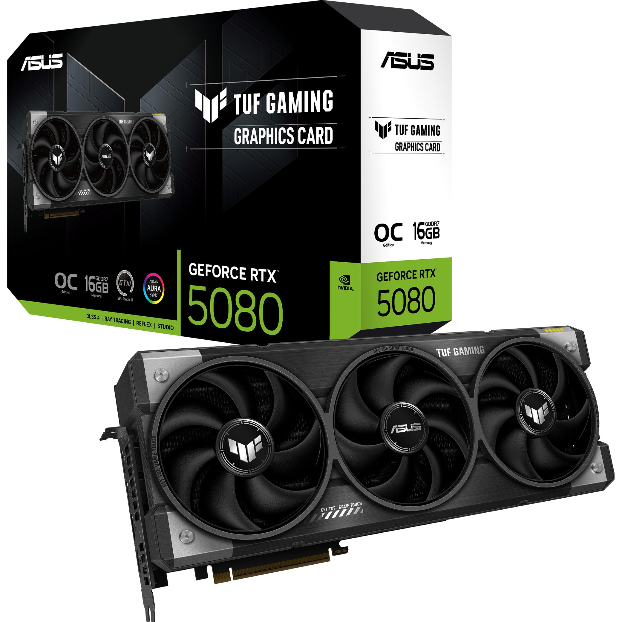 ASUS TUF RTX 5080 GAMING OC (16 GB), Grafikkarte