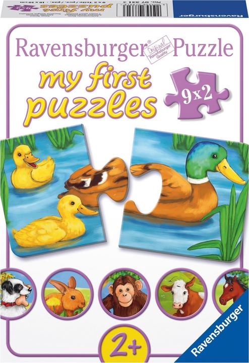 Produktbild Ravensburger Liebenswerte Tiere (18 Teile)