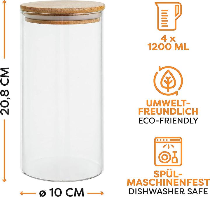 Produktbild Praknu Vorratsgläser (1.20 l)