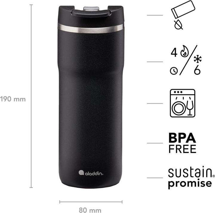 Image du produit Aladdin Java Thermavac Leak-Lock Stain. St. Mug 0.47L Lava Black (0.47 l)