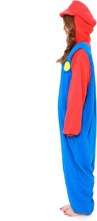 Actual product image Samourai Market Nintendo Kigurumi Mario Adulte (M, L)