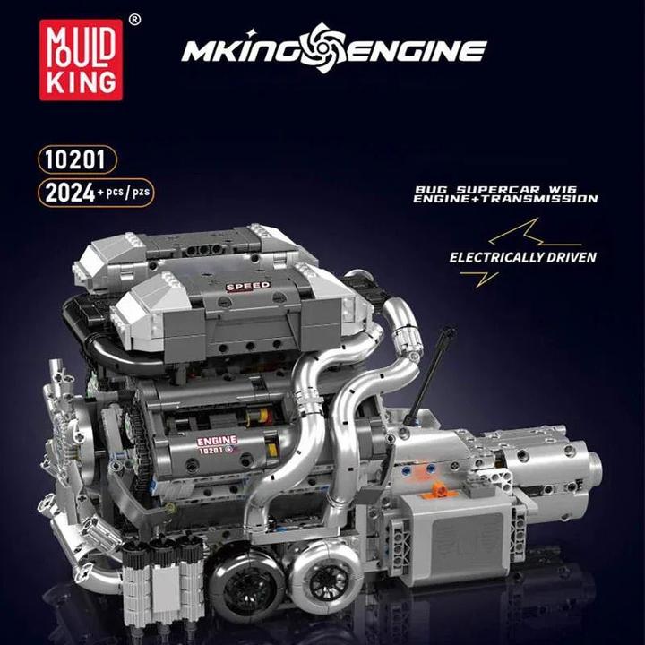 Actual product image Mould King Bug W16 Engine Motor