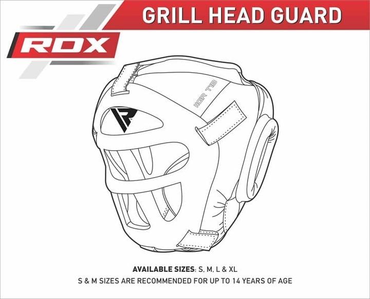 Actual product image Rdx T1 Grill Head Guard (M)