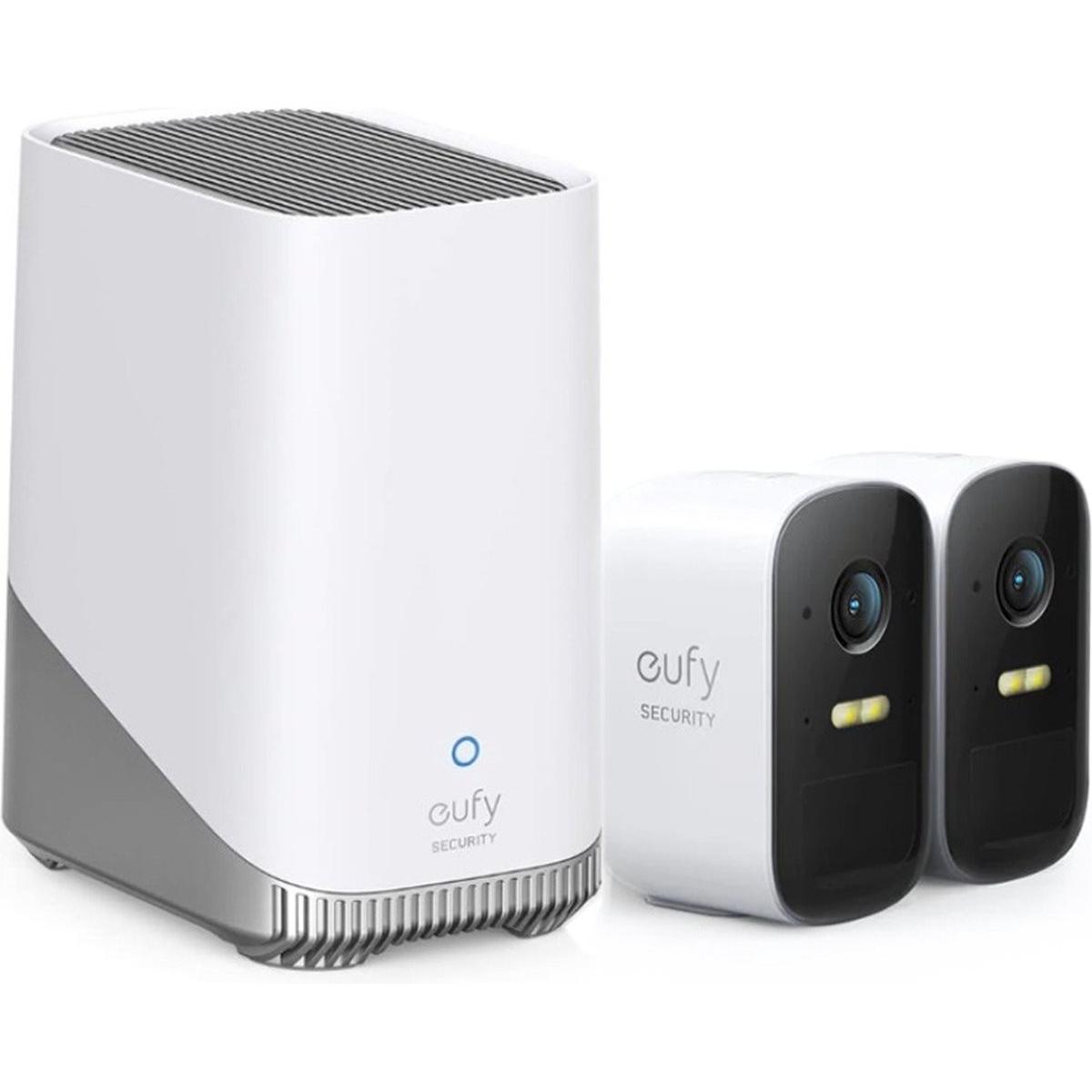 eufy, Campanello + Citofono, da Anker Video Deurbel + Cam 2 Pro - Inclusa HomeBase 2 - Bundle (Ethernet, Senza fili, WiFi)