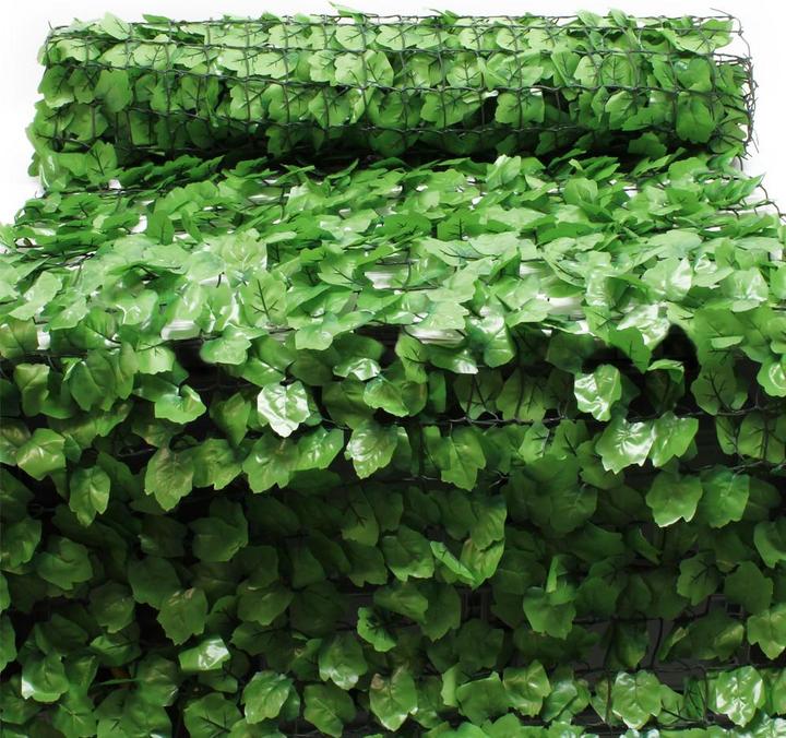 Image du produit Wiltec Filet pare-vue aspect feuillage 300cm x 150cm Couvre-mur Bâche pare-vue Filet (300 cm)