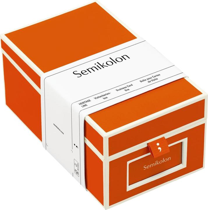 Actual product image Semikolon Business card box