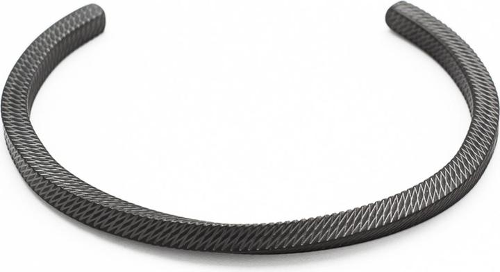 Immagine prodotto Leyda Bangle Uomo (6.80 cm, Acciaio inossidabile)