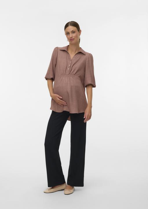 Produktbild Mamalicious Normal geschnitten V-Ausschnitt Top Bluse (L)