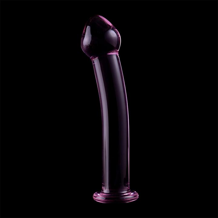 Actual product image Ibiza NEBULA SERIES BY ™ - MODEL 10 DILDO BOROSILICATE GLASS 16.5 X 3.5 CM PINK