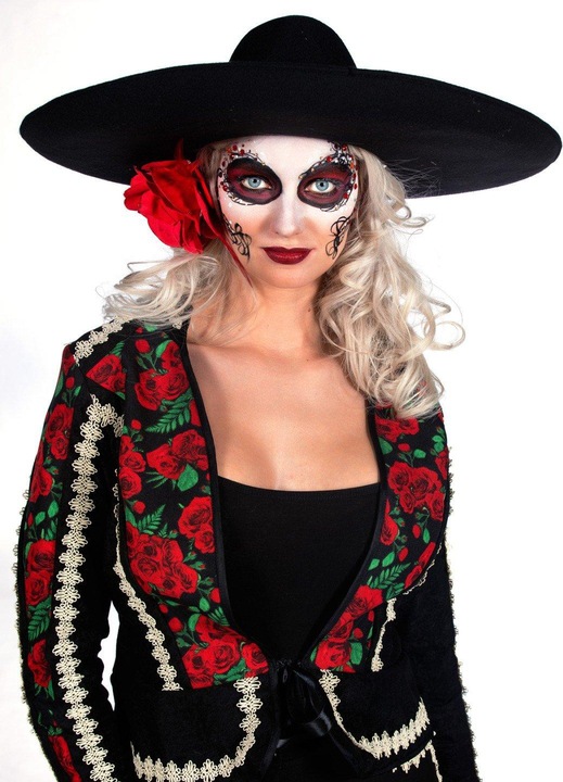Produktbild Wilbers Damen Mariachi Kostüm, schwarz (38)