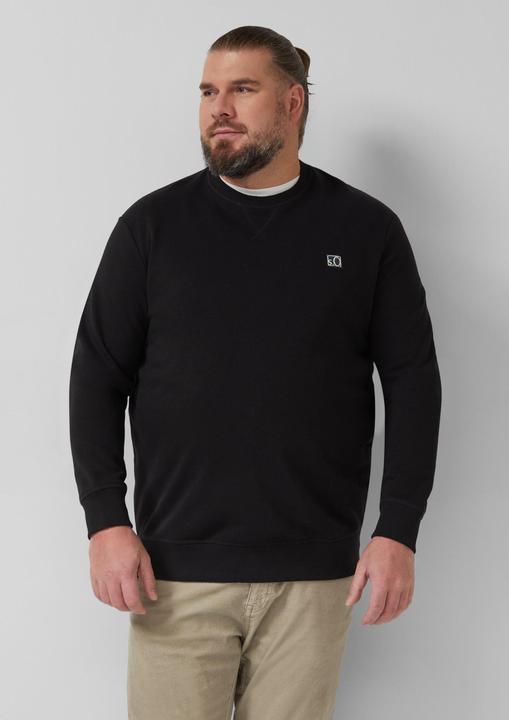 Produktbild s.Oliver Sweatshirt Sweatshirt aus Baumwollmix mit Crew Neck (5XL)