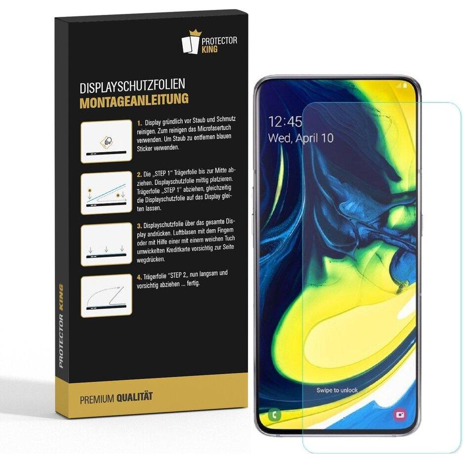 Thumbnail - Protectorking 2x Premium Displayschutzfolie 3D KLAR (2 Stück, Samsung Galaxy A80), Smartphone Schutzfolie