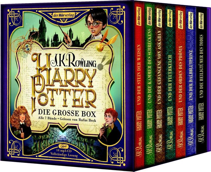 Actual product image Harry Potter. Die grosse Box zum Jubiläum. Alle 7 Bände (J.K. Rowling, German)