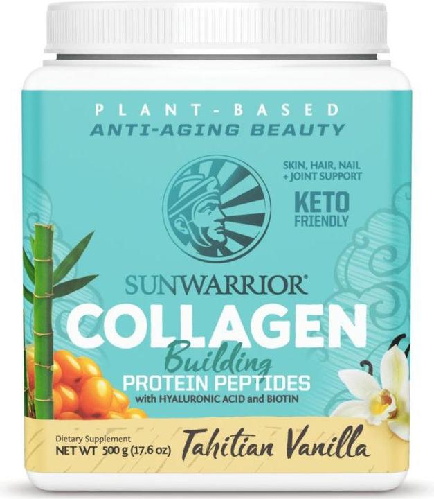 Produktbild Sunwarrior Collagen Building Protein Peptides Tahitian Vanilla (1 Stück, Pulver, 500 g)
