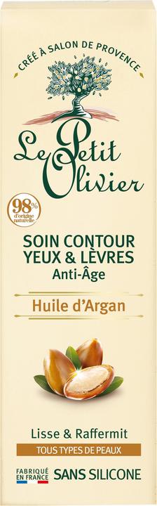 Immagine prodotto Le Petit Olivier Olio di Argan per occhi e labbra (Fluido per la cura degli occhi, 15 ml, Giorno)