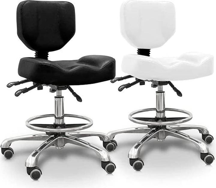 Actual product image Quirumed Hydraulic Stool with Backrest Seat and Footrest (50 - 70 cm)