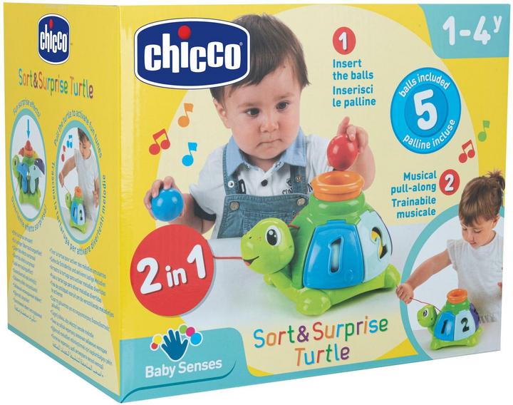 Produktbild Chicco Nachziehspielzeug Sortier-Schildkröte zum Ziehen