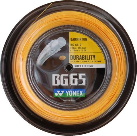 Produktbild Yonex BG-65 / 200m-Rolle, schwarz, 0,70mm