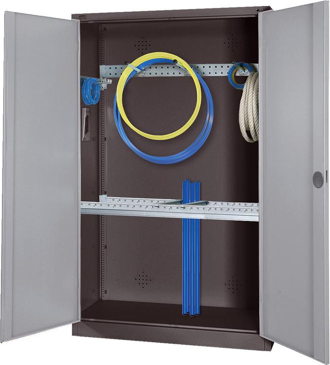 Actual product image C+P Modular sports equipment cabinet with basic equipment (HxWxD: 195x120x50 cm, with solid sheet metal