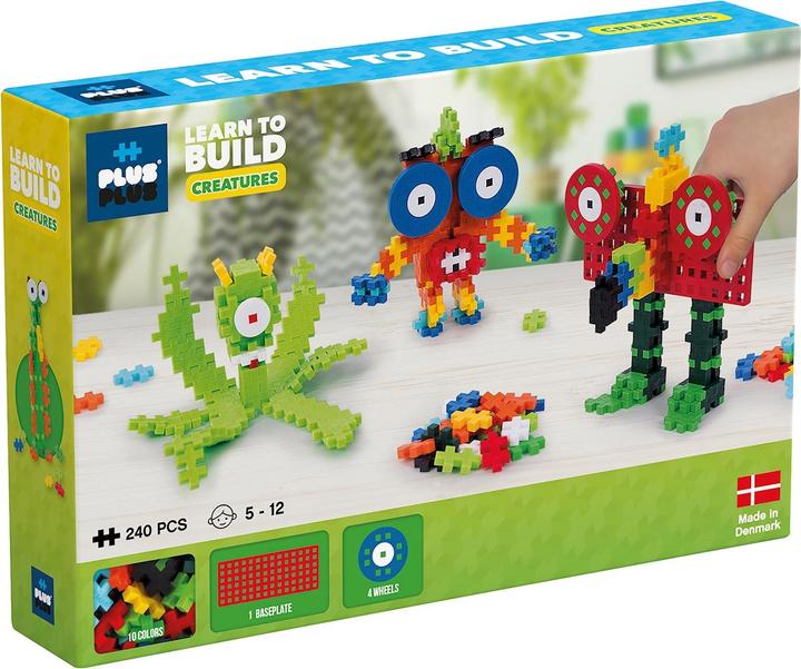 Actual product image Plus-Plus Creative building blocks aliens monsters