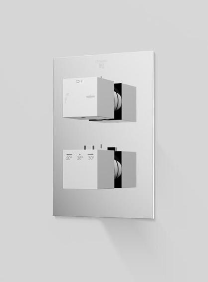Actual product image Steinberg 160 series shower / bath faucet, ready-mounted set, concealed, two consumers, 16041333