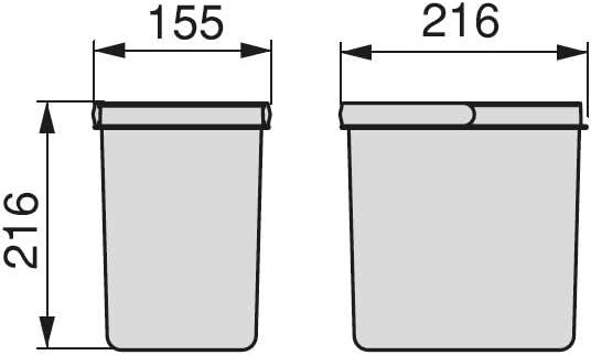 Actual product image Emuca Waste collector (12 l)