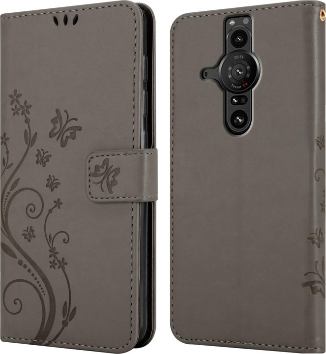 Actual product image Cadorabo Flower Book cover (Sony Xperia Pro-I)